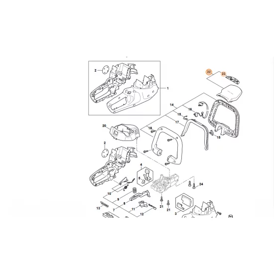 STIHL  Osłona dłoni 4521 790 9103